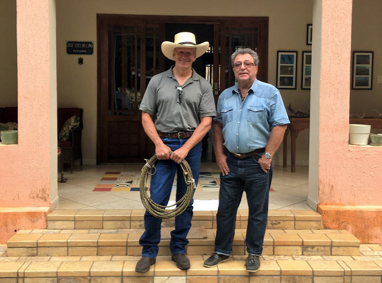 ennis Nagel with Peter Rohmer